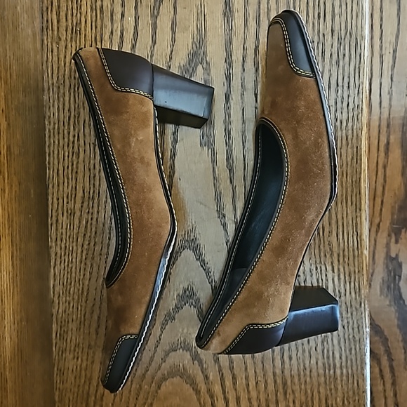 Rare Vintage Guiseppe Zanotti Brown Suede and Leather Shoes - Picture 6 of 16